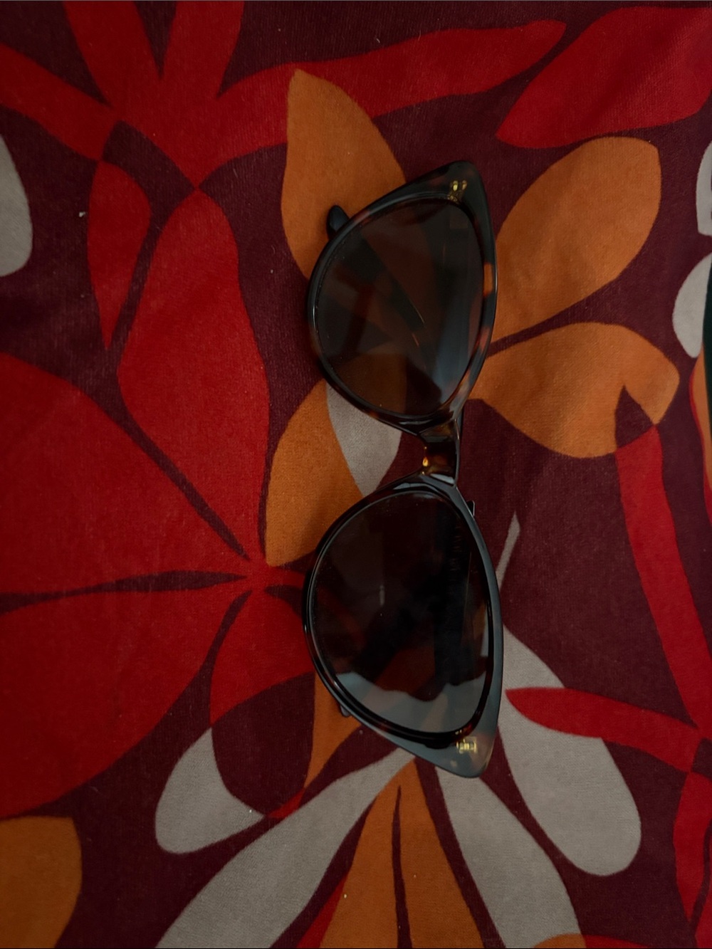 Banana Republic Tortoiseshell Cat-Eye Sunglasses - Brown Lenses